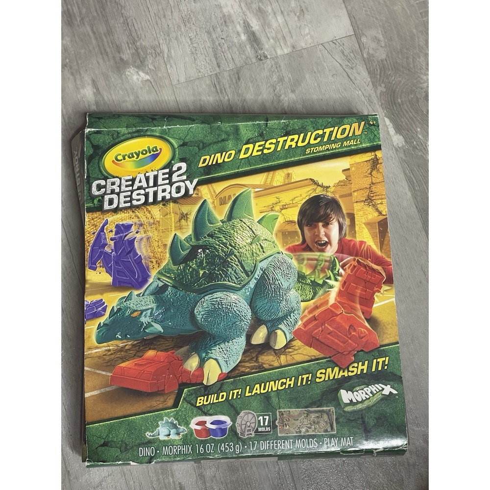 Crayola Create 2 Destroy Dino Destruction Stomping Mall 2013